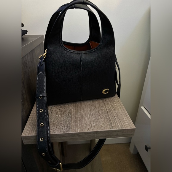 Coach Black Lana Leather Handbag - Picture 6 of 6